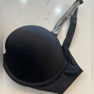 Victoria's Secret Black Bra with Sparkling Strap